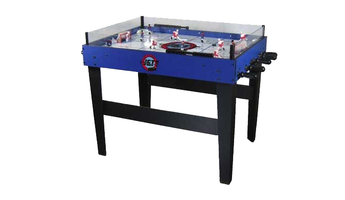 Table de hockey sur tiges - Internationale bleu