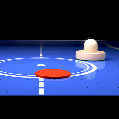 Air hockey sur table et accessoires de jeu