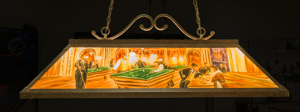 Lampes de billard